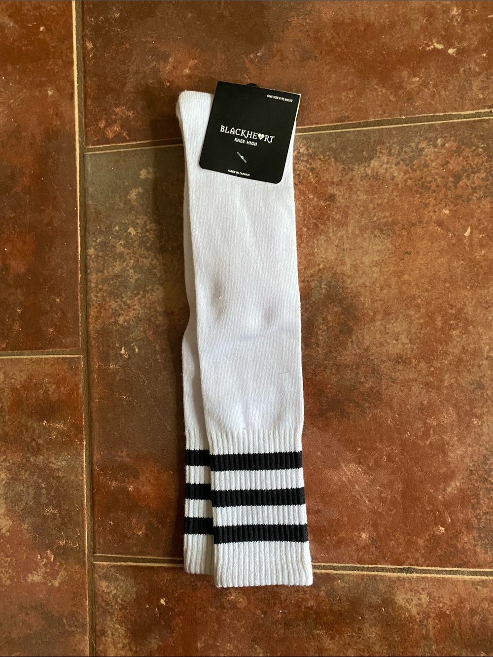 Hot topic Blackheart knee high socks